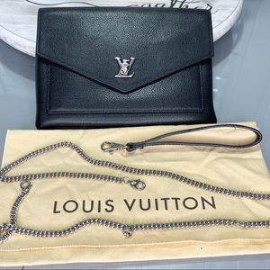 Louis Vuitton My Lockme chain Pochette black
